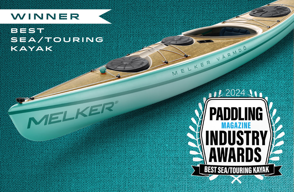 Melker Värmdö wins Paddling Magazine Industry Award 2024 for Best Sea/Touring Kayak